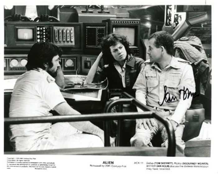 Ian Holm autograph
