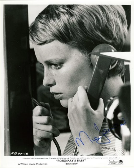 Mia Farrow autograph