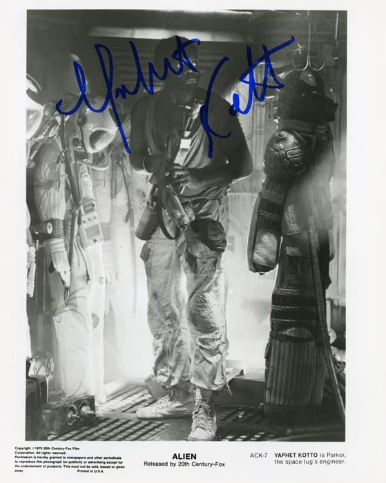 Yaphet Kotto autograph