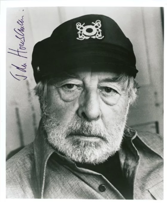 John Houseman autograph
