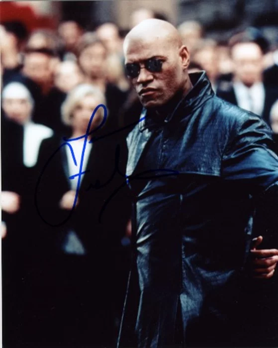 Laurence Fishburne autograph