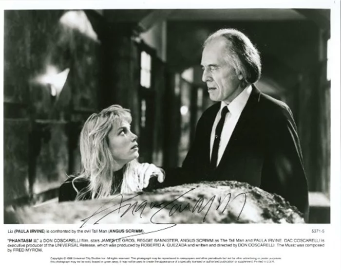 Angus Scrimm autograph