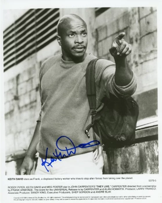 Keith David autograph