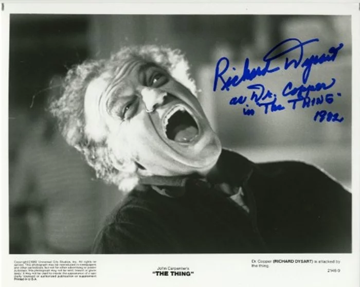 Richard Dysart autograph