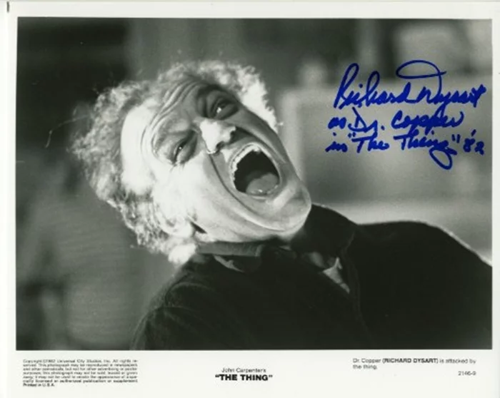 Richard Dysart autograph