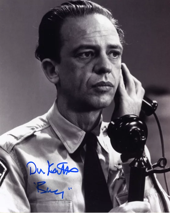 Don Knotts autograph