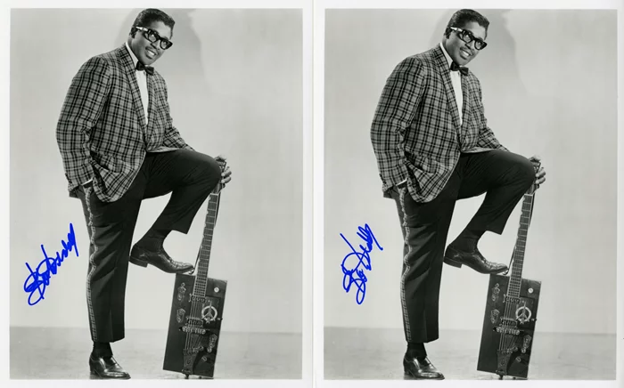 Bo Diddley autograph