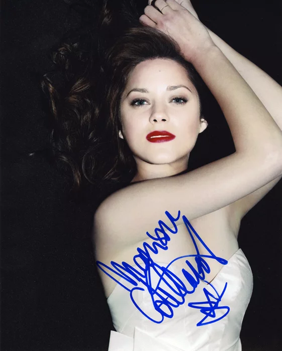 Marion Cotillard autograph