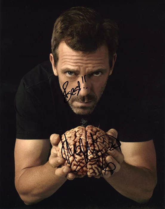 Hugh Laurie autograph