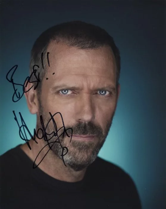 Hugh Laurie autograph