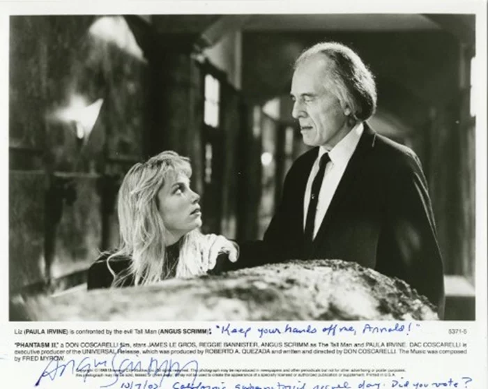 Angus Scrimm autograph