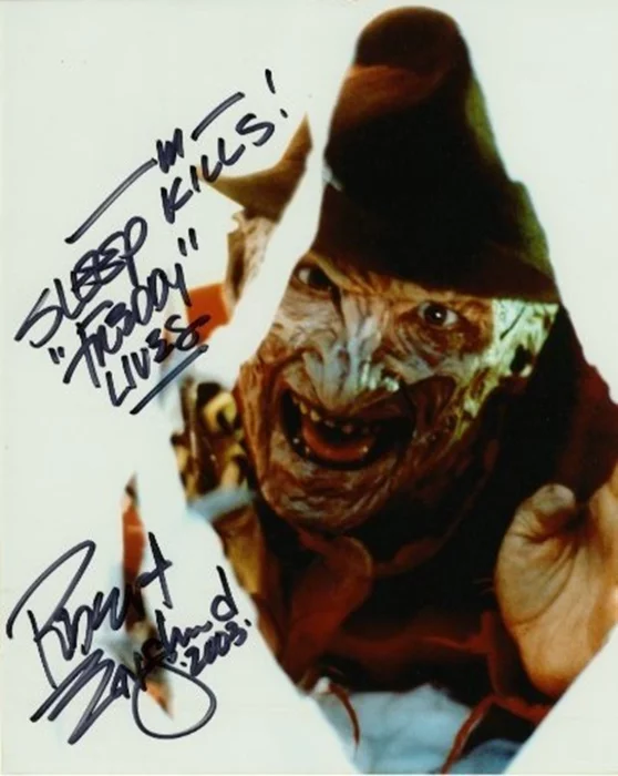Robert Englund autograph