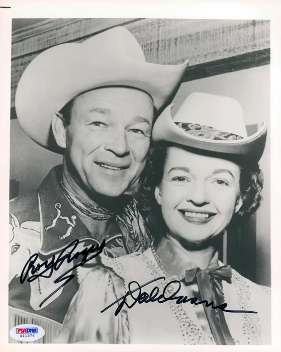 Roy Rogers & Dale Evans autograph