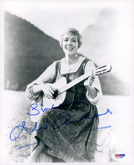 Julie Andrews autograph