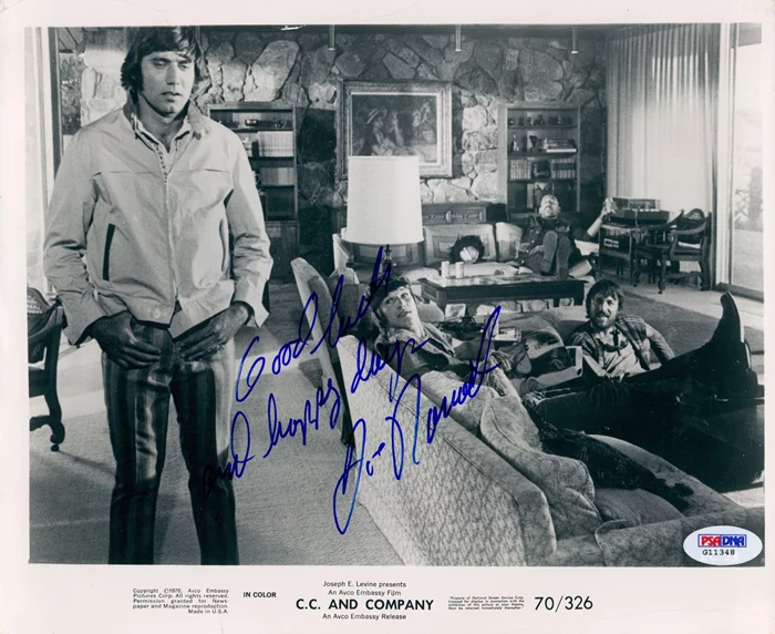 Joe Namath autograph