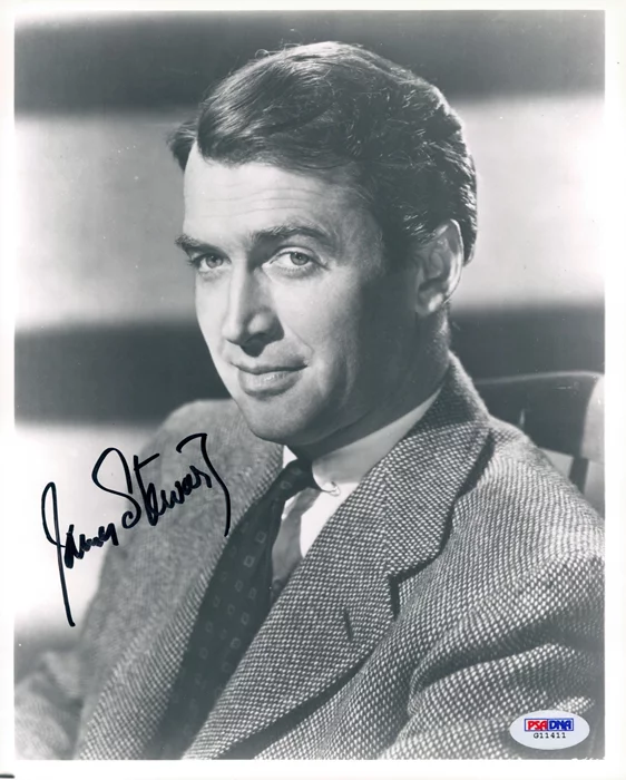 James Stewart autograph