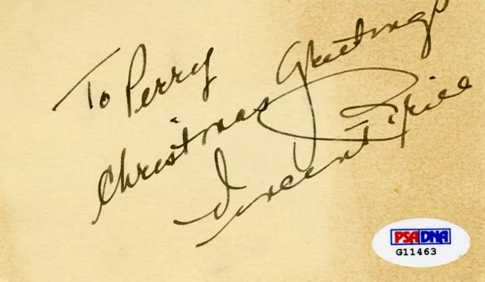 Vincent Price autograph