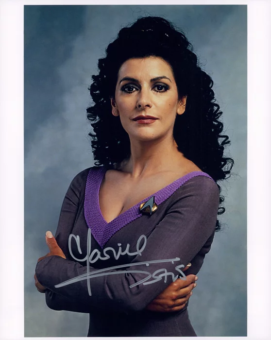 Marina Sirtis autograph