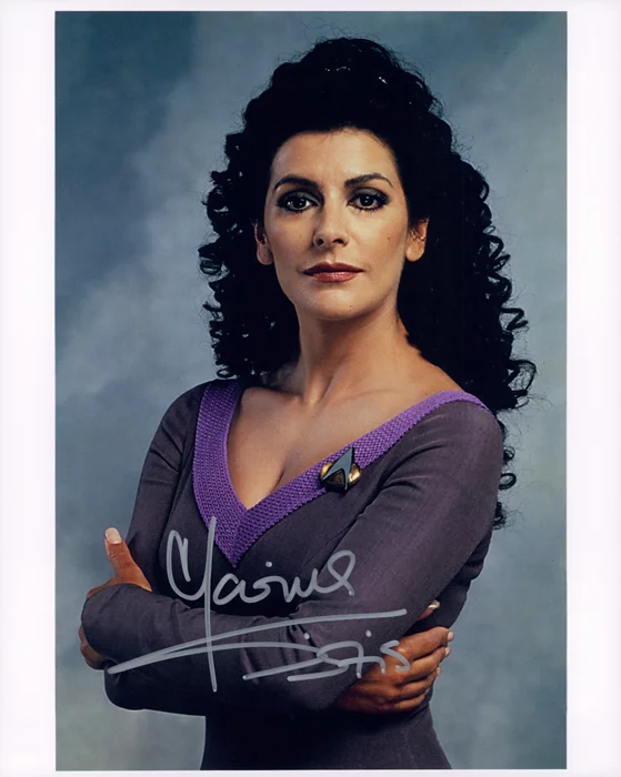 Marina Sirtis autograph