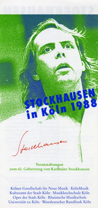 Karl Heinz Stockhausen autograph