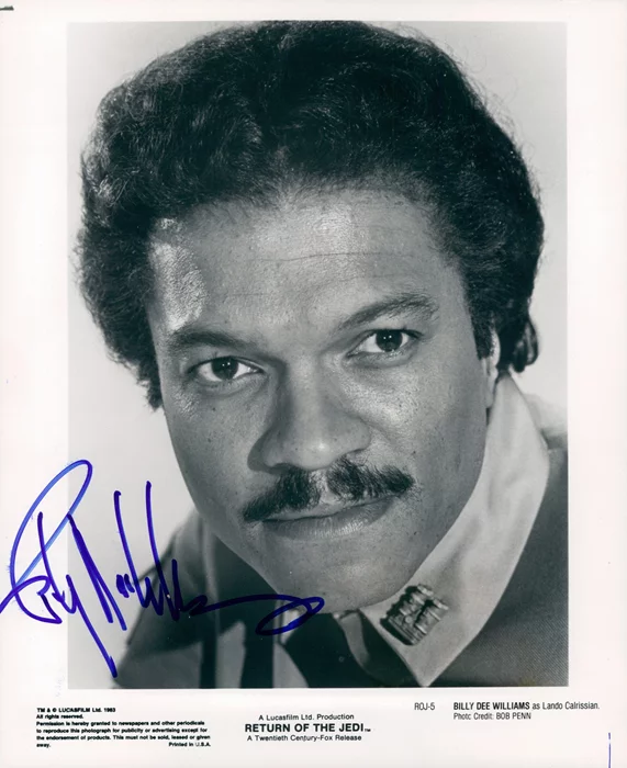 Billy Dee Williams autograph