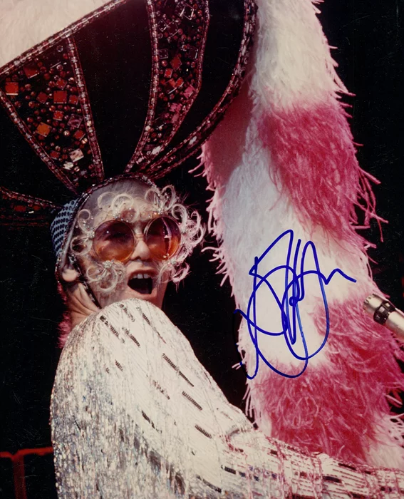 Elton John autograph