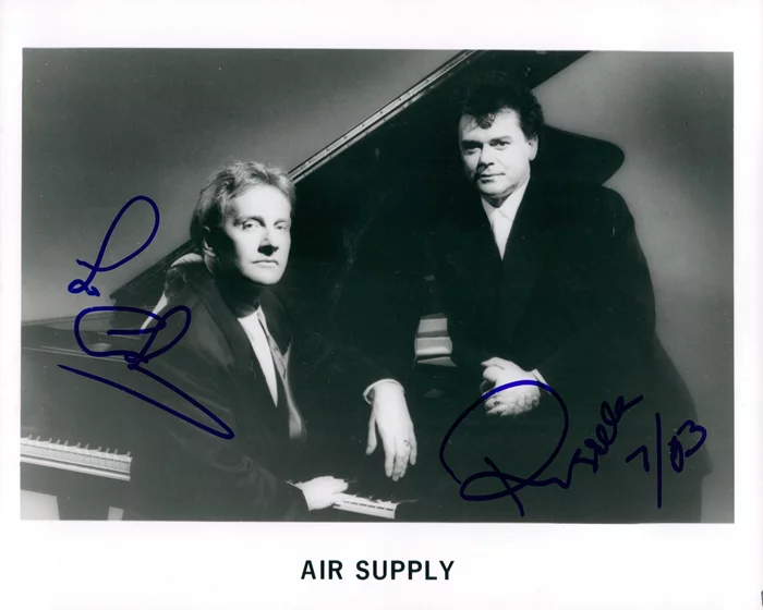 Air Supply autograph