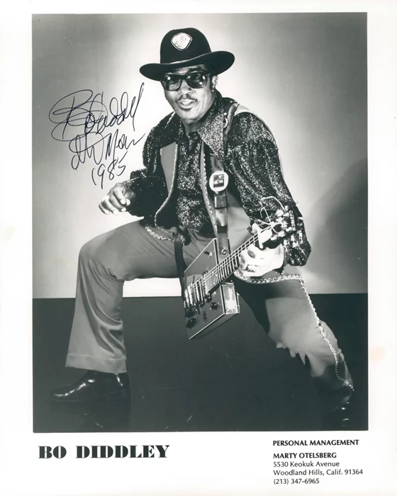 Bo Diddley autograph
