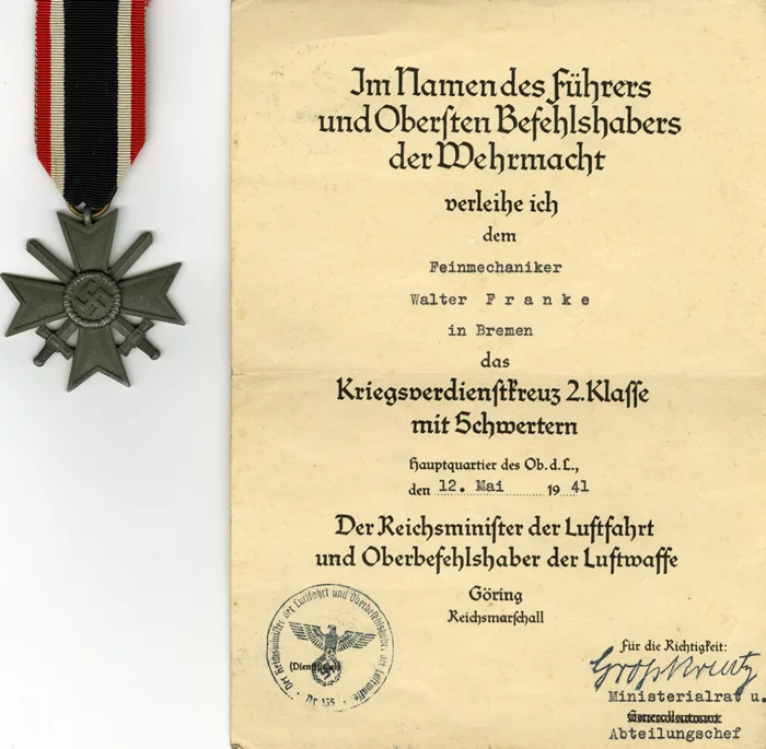 Third Reich autograph