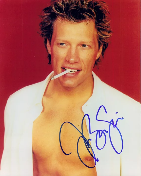 Jon Bon Jovi autograph