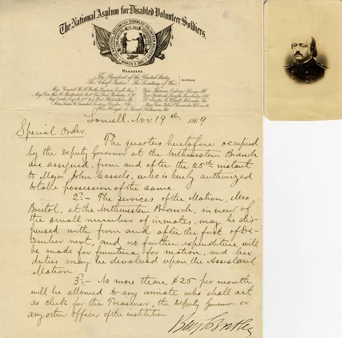 Benjamin  Butler autograph