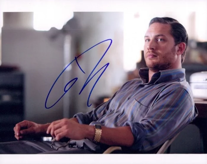 Tom Hardy autograph