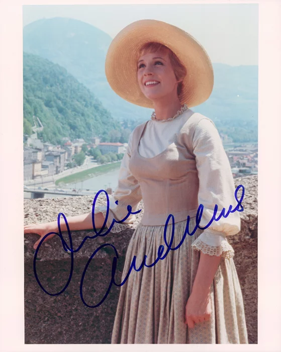 Julie Andrews autograph