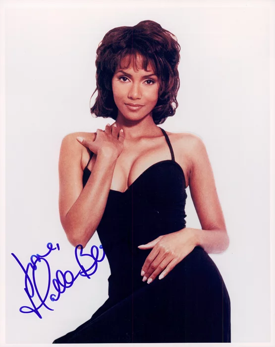 Halle Berry autograph