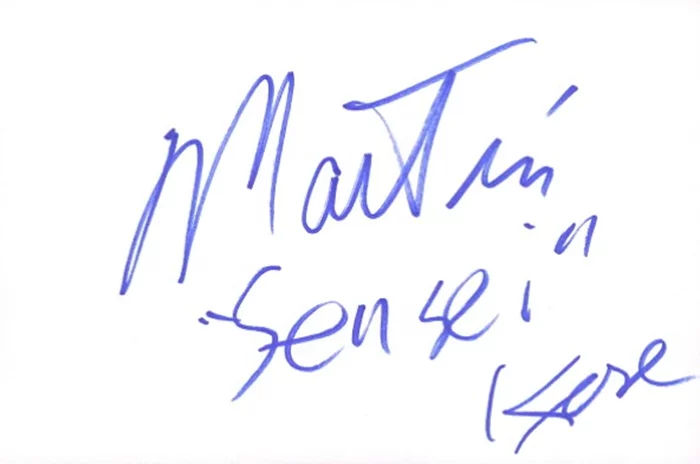 Martin Kove autograph