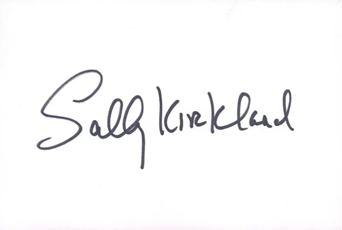 Sally Kirkland autograph