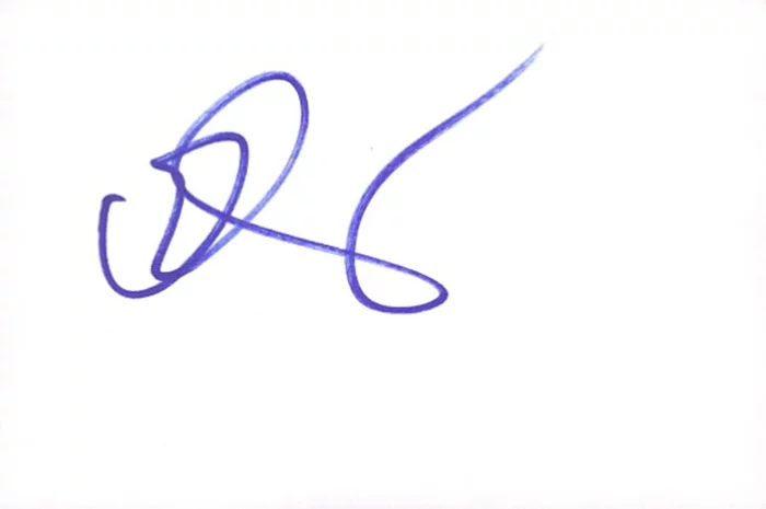 Emma Stone autograph