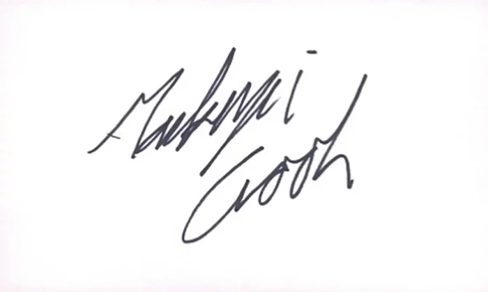 Mackenzie Crook autograph