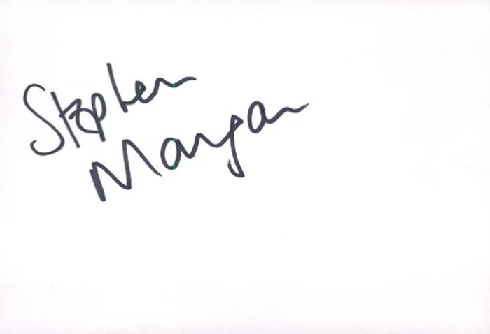Stephen Mangan autograph