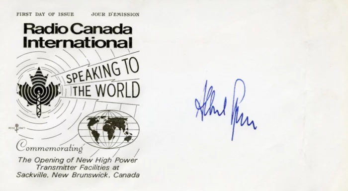 Albert Speer autograph