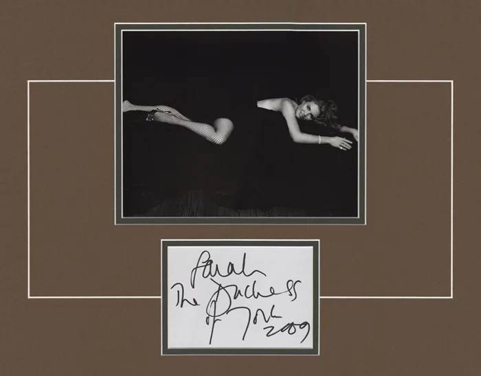 Sarah Ferguson autograph