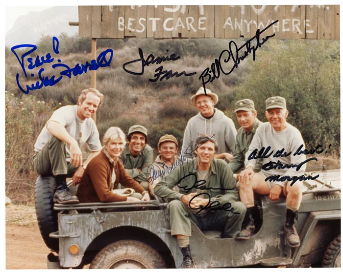 M*A*S*H autograph