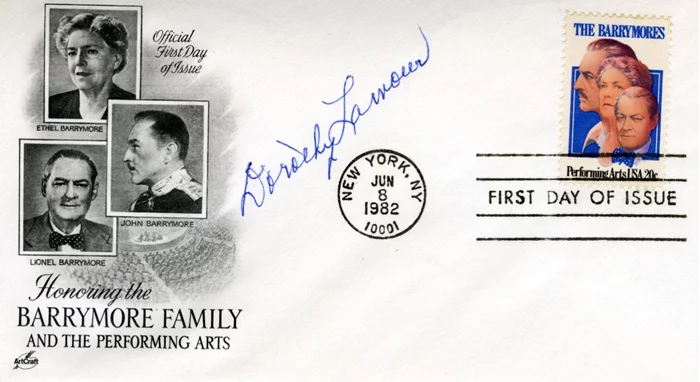 Dorothy Lamour autograph