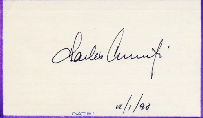 Charles Conrad autograph