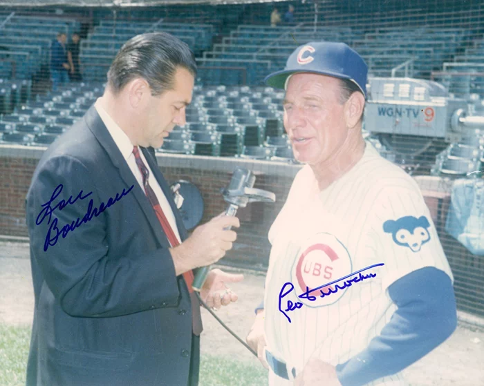 Leo Durocher & Lou Boudreau autograph