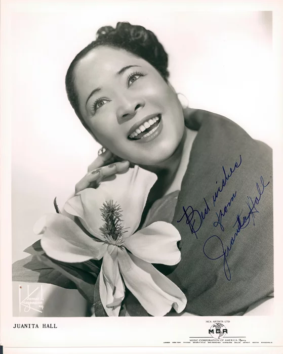 Juanita Hall autograph