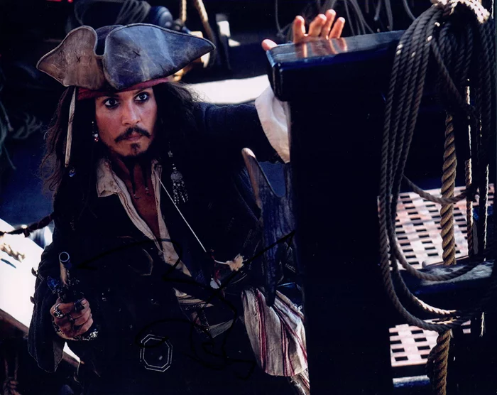 Johnny Depp autograph