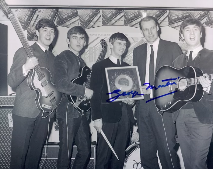 George Martin autograph
