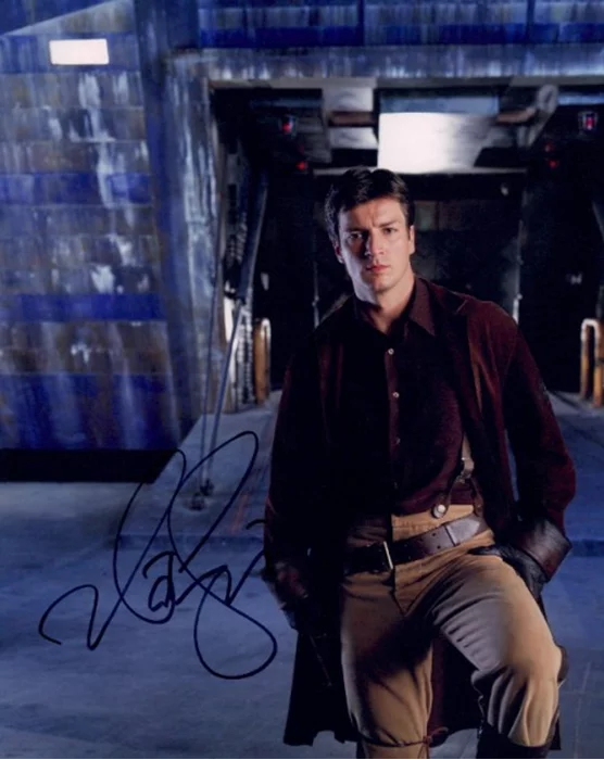Nathan Fillion autograph