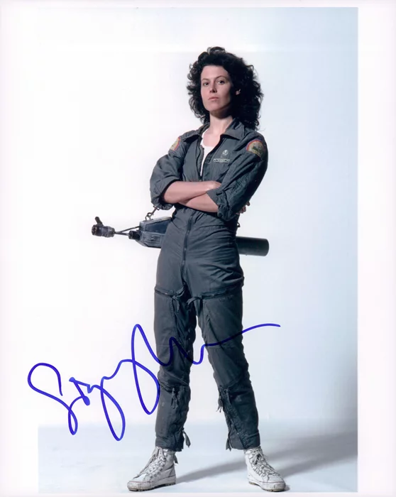 Sigourney Weaver autograph